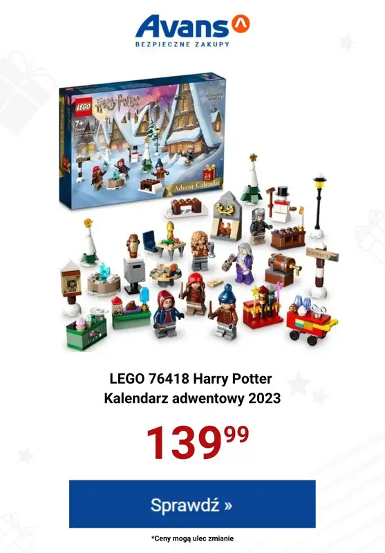 Avans - gazetka promocyjna Idealne na prezent - klocki LEGO od środy 15.11 do środy 22.11 - strona 3