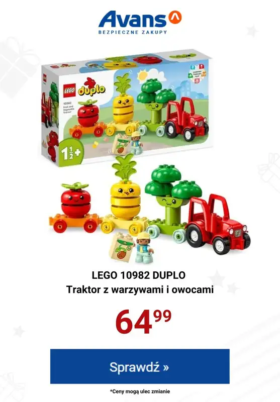 Avans - gazetka promocyjna Idealne na prezent - klocki LEGO od środy 15.11 do środy 22.11 - strona 8