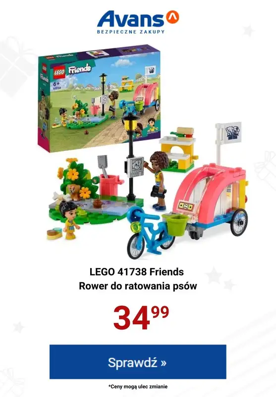 Avans - gazetka promocyjna Idealne na prezent - klocki LEGO od środy 15.11 do środy 22.11 - strona 9