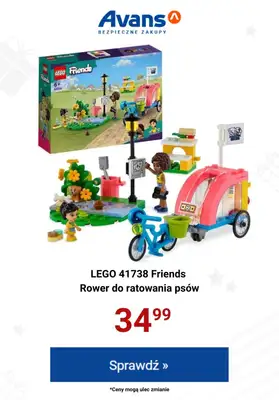 Avans - gazetka promocyjna Idealne na prezent - klocki LEGO od środy 15.11 do środy 22.11 - strona 9 Avans - gazetka promocyjna Idealne na prezent - klocki LEGO od środy 15.11 do środy 22.11 - strona 9