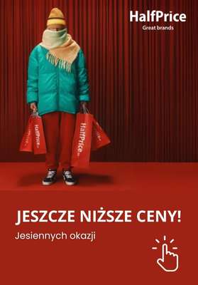 HalfPrice - gazetka promocyjna Jeszcze NIŻSZE ceny jesiennych okazji od środy 15.11 do środy 22.11
