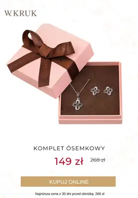 W.KRUK - gazetka promocyjna Do -50% na komplety biżuterii od czwartku 16.11 do czwartku 23.11 - strona 8