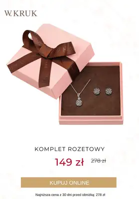 W.KRUK - gazetka promocyjna Do -50% na komplety biżuterii od czwartku 16.11 do czwartku 23.11 - strona 10