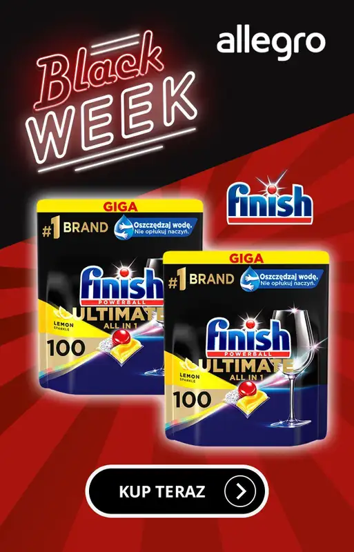 Finish - gazetka promocyjna Finish - Black Week z Allegro od poniedziałku 13.11 do niedzieli 19.11 - strona 8