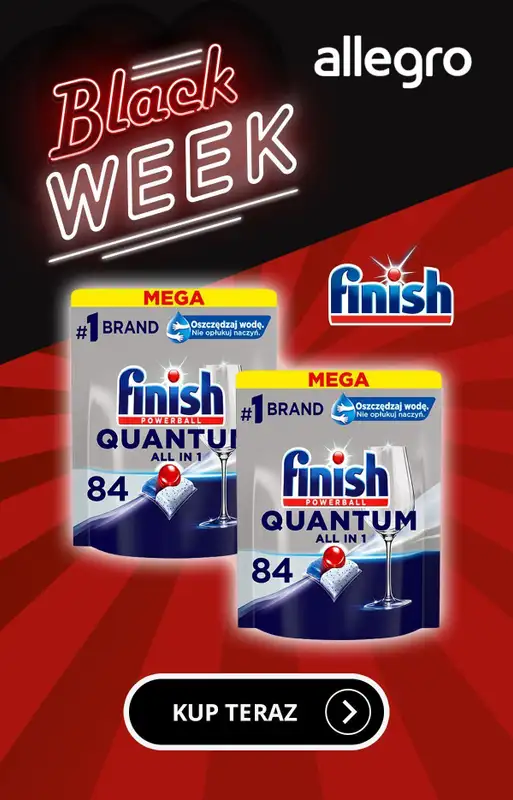 Finish - gazetka promocyjna Finish - Black Week z Allegro od poniedziałku 13.11 do niedzieli 19.11 - strona 4