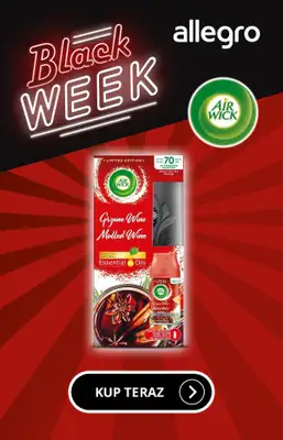 Air Wick - gazetka promocyjna Air Wick - Black Week z Allegro od poniedziałku 13.11 do niedzieli 19.11