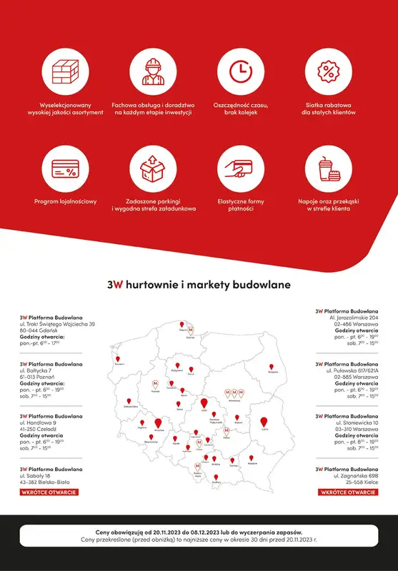 3W - gazetka promocyjna Gazetka od poniedziałku 20.11 do piątku 08.12 - strona 8