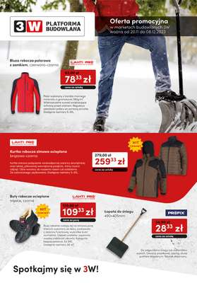 3W - gazetka promocyjna Gazetka od poniedziałku 20.11 do piątku 08.12