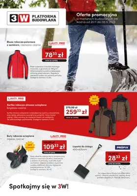 3W - gazetka promocyjna Gazetka od poniedziałku 20.11 do piątku 08.12