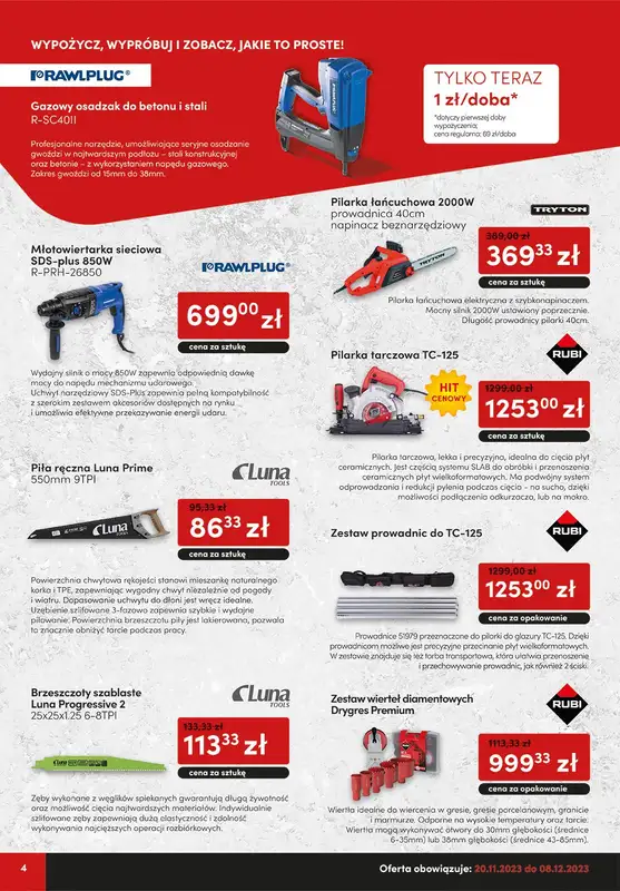 3W - gazetka promocyjna Gazetka od poniedziałku 20.11 do piątku 08.12 - strona 4