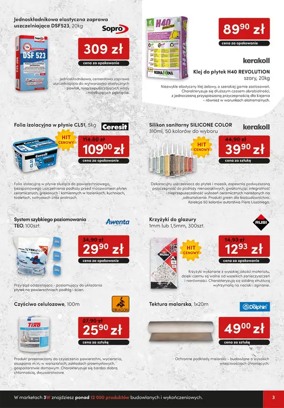 3W - gazetka promocyjna Gazetka od poniedziałku 20.11 do piątku 08.12 - strona 3