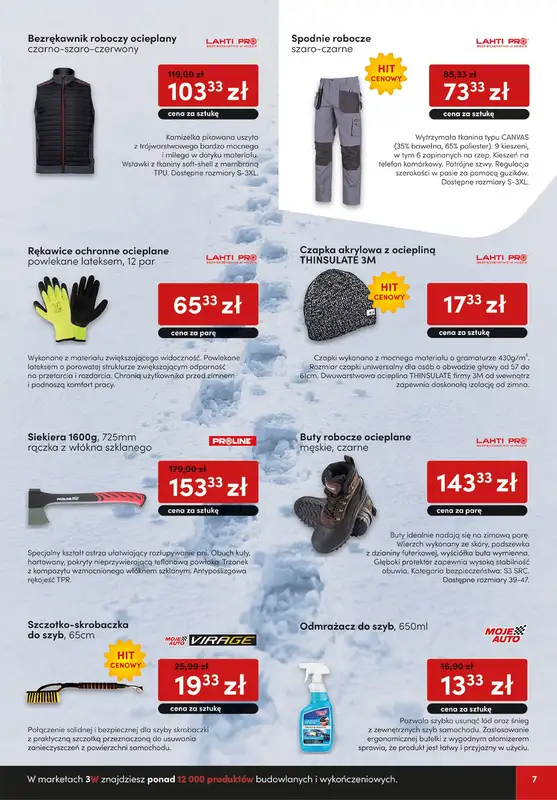 3W - gazetka promocyjna Gazetka od poniedziałku 20.11 do piątku 08.12 - strona 7