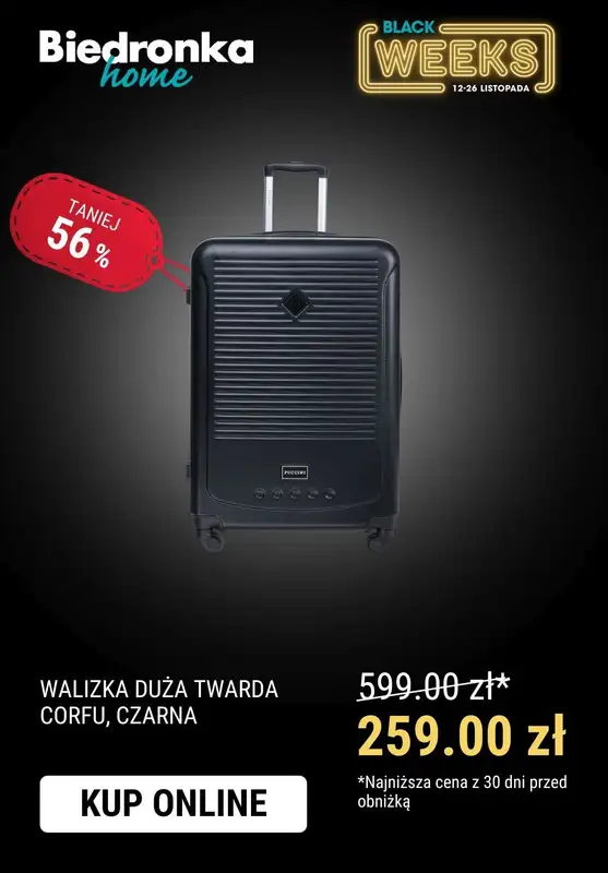 Biedronka Home - gazetka promocyjna Black Week w Biedronka Home! od poniedziałku 13.11 do niedzieli 19.11 - strona 15