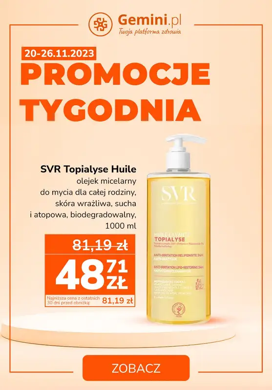 Gemini.pl - gazetka promocyjna Gazetka od poniedziałku 20.11 do niedzieli 26.11