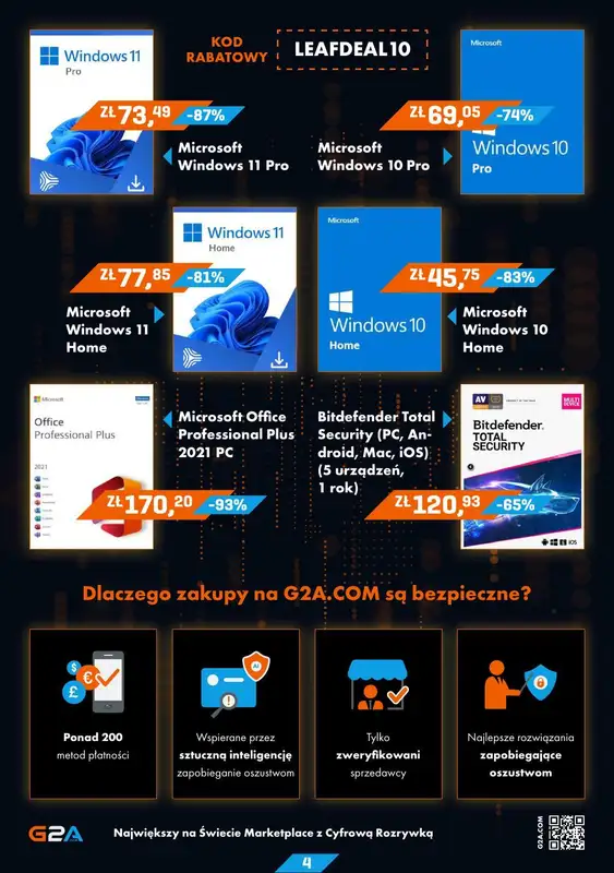 G2A.COM - gazetka promocyjna Black Week z G2A.COM! od poniedziałku 20.11 do środy 29.11 - strona 4