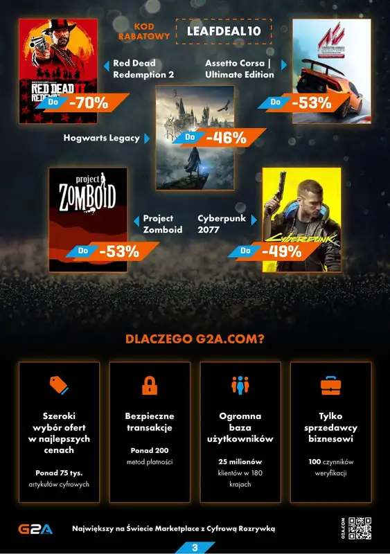 G2A.COM - gazetka promocyjna Black Week z G2A.COM! od poniedziałku 20.11 do środy 29.11 - strona 3