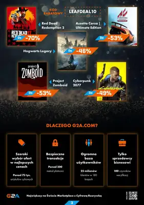 G2A.COM - gazetka promocyjna Black Week z G2A.COM! od poniedziałku 20.11 do środy 29.11 - strona 3 G2A.COM - gazetka promocyjna Black Week z G2A.COM! od poniedziałku 20.11 do środy 29.11 - strona 3