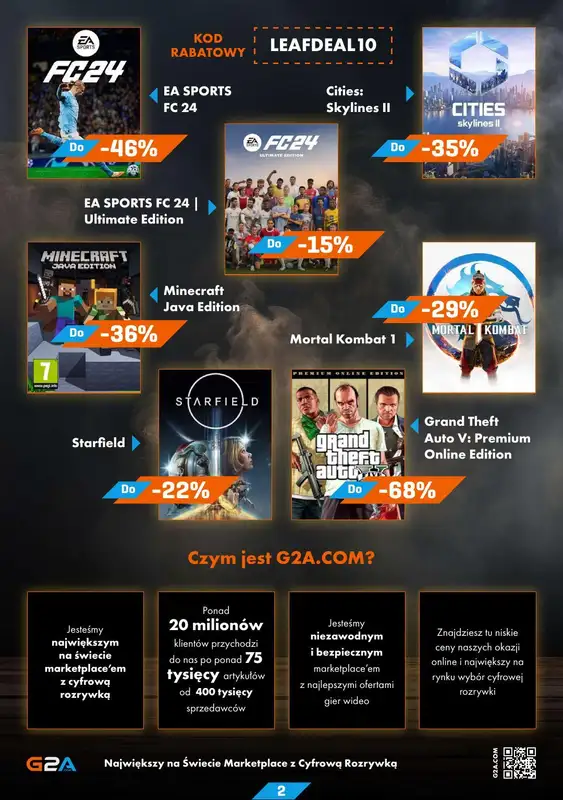 G2A.COM - gazetka promocyjna Black Week z G2A.COM! od poniedziałku 20.11 do środy 29.11 - strona 2
