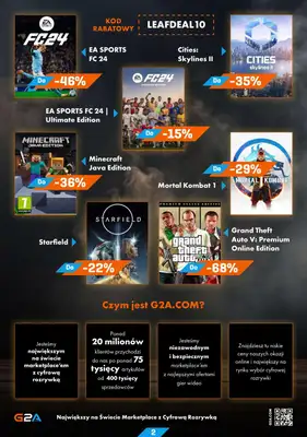 G2A.COM - gazetka promocyjna Black Week z G2A.COM! od poniedziałku 20.11 do środy 29.11 - strona 2 G2A.COM - gazetka promocyjna Black Week z G2A.COM! od poniedziałku 20.11 do środy 29.11 - strona 2