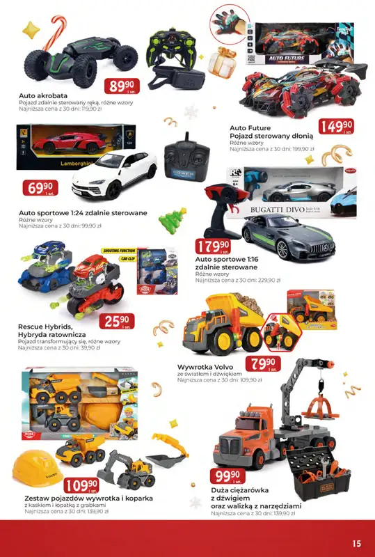 ŚWIAT ZABAWEK - gazetka promocyjna Świat zabawek od wtorku 21.11 do niedzieli 24.12 - strona 15