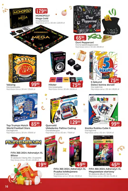 ŚWIAT ZABAWEK - gazetka promocyjna Świat zabawek od wtorku 21.11 do niedzieli 24.12 - strona 16