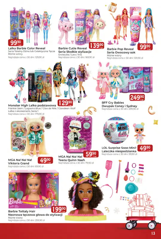 ŚWIAT ZABAWEK - gazetka promocyjna Świat zabawek od wtorku 21.11 do niedzieli 24.12 - strona 13