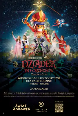 ŚWIAT ZABAWEK - gazetka promocyjna Świat zabawek od wtorku 21.11 do niedzieli 24.12 - strona 2 ŚWIAT ZABAWEK - gazetka promocyjna Świat zabawek od wtorku 21.11 do niedzieli 24.12 - strona 2