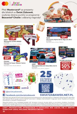 ŚWIAT ZABAWEK - gazetka promocyjna Świat zabawek od wtorku 21.11 do niedzieli 24.12 - strona 20 ŚWIAT ZABAWEK - gazetka promocyjna Świat zabawek od wtorku 21.11 do niedzieli 24.12 - strona 20