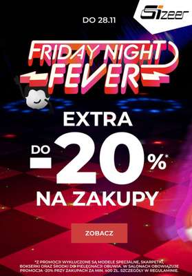 Sizeer - gazetka promocyjna Extra -20% przy zakupach za min. 400 zł od wtorku 21.11 do wtorku 28.11