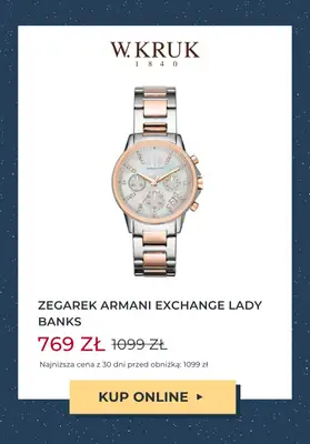 W.KRUK - gazetka promocyjna -30% na wybrane modele zegarków od środy 22.11 do czwartku 30.11 - strona 3
