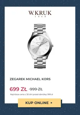 W.KRUK - gazetka promocyjna -30% na wybrane modele zegarków od środy 22.11 do czwartku 30.11 - strona 4