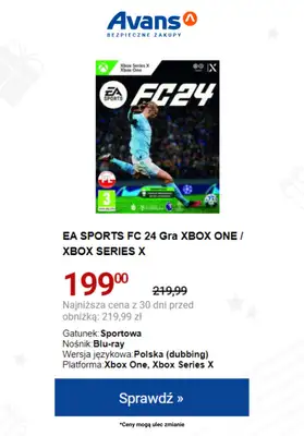 Avans - gazetka promocyjna Pomysły na prezenty w SUPERCENACH! od czwartku 23.11 do wtorku 28.11 - strona 7 Avans - gazetka promocyjna Pomysły na prezenty w SUPERCENACH! od czwartku 23.11 do wtorku 28.11 - strona 7