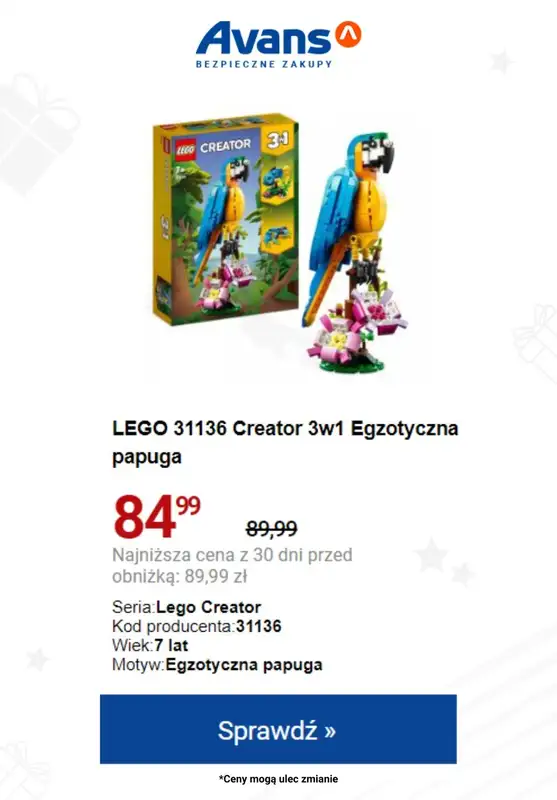 Avans - gazetka promocyjna Pomysły na prezenty w SUPERCENACH! od czwartku 23.11 do wtorku 28.11 - strona 10