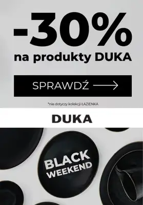DUKA - gazetka promocyjna -30% na produkty DUKA od czwartku 23.11  DUKA - gazetka promocyjna -30% na produkty DUKA od czwartku 23.11