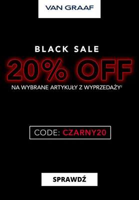 Van Graaf - gazetka promocyjna Extra -20% z kodem od czwartku 23.11 do poniedziałku 27.11