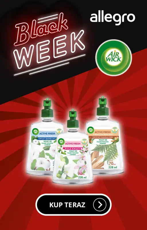 Air Wick - gazetka promocyjna Air Wick - Black Week z Allegro od czwartku 23.11 do poniedziałku 27.11 - strona 2