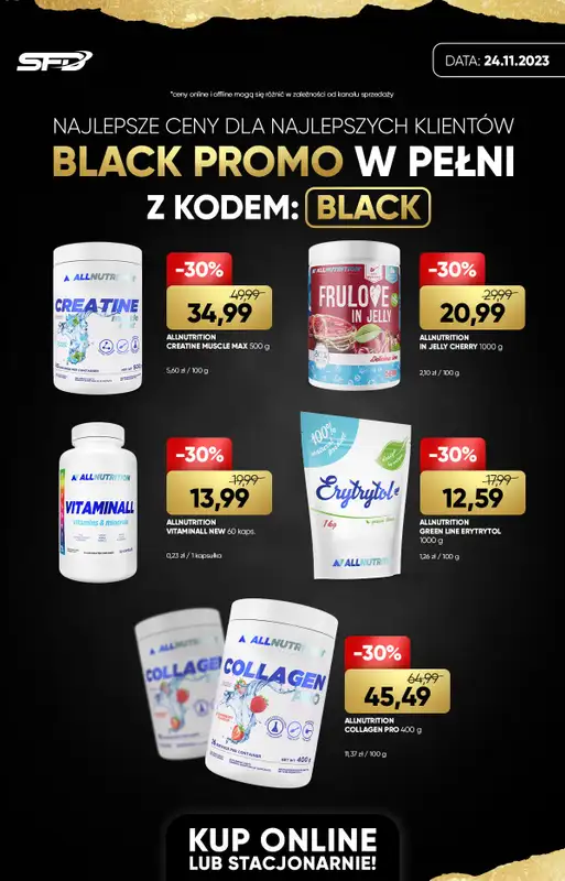 SFD - gazetka promocyjna Black Promo od piątku 24.11 do poniedziałku 27.11 - strona 4