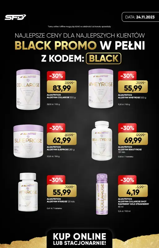 SFD - gazetka promocyjna Black Promo od piątku 24.11 do poniedziałku 27.11 - strona 5