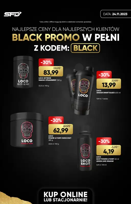SFD - gazetka promocyjna Black Promo od piątku 24.11 do poniedziałku 27.11 - strona 6