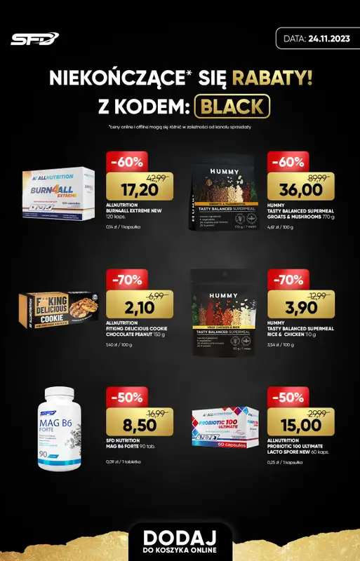 SFD - gazetka promocyjna Black Promo od piątku 24.11 do poniedziałku 27.11 - strona 3