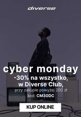 Diverse - gazetka promocyjna -30% na WSZYSTKO przy zakupach za min. 200 zł od poniedziałku 27.11 do poniedziałku 27.11