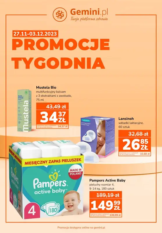 Gemini.pl - gazetka promocyjna Gazetka od wtorku 28.11 do niedzieli 03.12 - strona 3