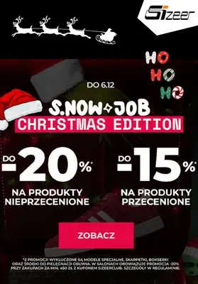 Sizeer - gazetka promocyjna Do -20% na nieprzecenione i do -15% na przecenione od czwartku 30.11 do środy 06.12