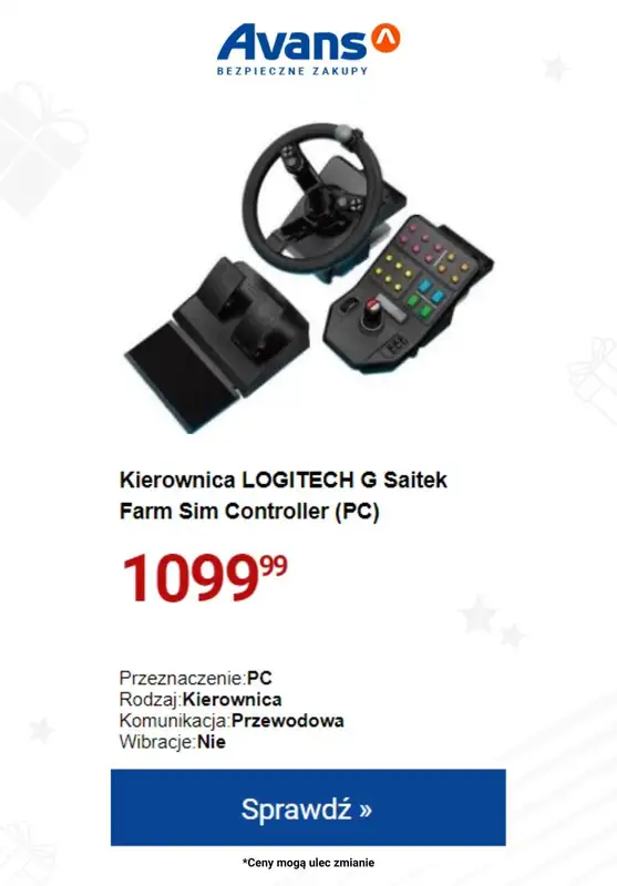 Avans - gazetka promocyjna Setki pomysłów na PREZENTY świąteczne w SUPERCENACH! od czwartku 30.11 do poniedziałku 04.12 - strona 7