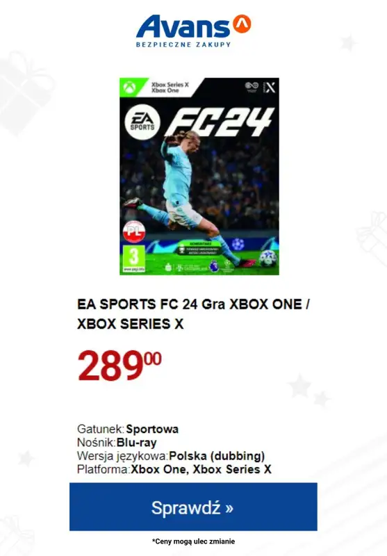 Avans - gazetka promocyjna Setki pomysłów na PREZENTY świąteczne w SUPERCENACH! od czwartku 30.11 do poniedziałku 04.12 - strona 3