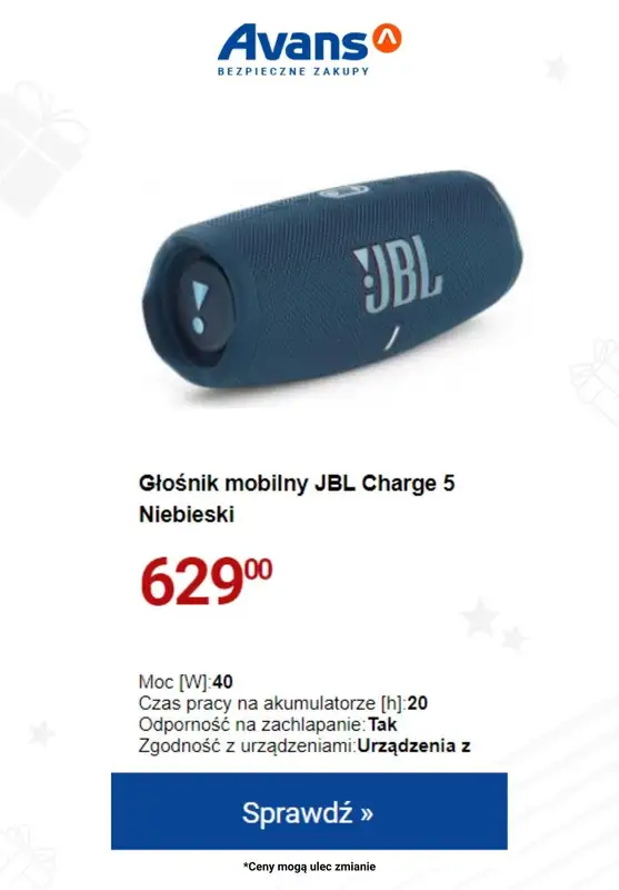 Avans - gazetka promocyjna Setki pomysłów na PREZENTY świąteczne w SUPERCENACH! od czwartku 30.11 do poniedziałku 04.12 - strona 4