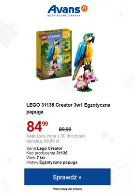 Avans - gazetka promocyjna Setki pomysłów na PREZENTY świąteczne w SUPERCENACH! od czwartku 30.11 do poniedziałku 04.12 - strona 6