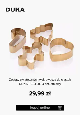 DUKA - gazetka promocyjna Świąteczna kolekcja w super cenach od czwartku 30.11  - strona 6 DUKA - gazetka promocyjna Świąteczna kolekcja w super cenach od czwartku 30.11  - strona 6