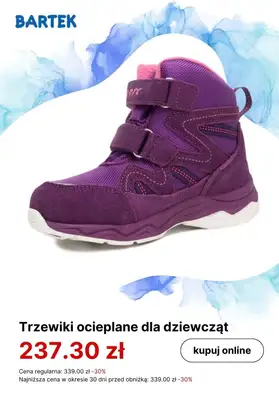 Bartek - gazetka promocyjna Ciepłe obuwie z naturalną wełną w super cenach! od poniedziałku 04.12  - strona 6 Bartek - gazetka promocyjna Ciepłe obuwie z naturalną wełną w super cenach! od poniedziałku 04.12  - strona 6