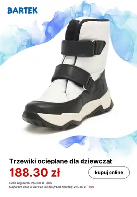 Bartek - gazetka promocyjna Ciepłe obuwie z naturalną wełną w super cenach! od poniedziałku 04.12  - strona 3 Bartek - gazetka promocyjna Ciepłe obuwie z naturalną wełną w super cenach! od poniedziałku 04.12  - strona 3